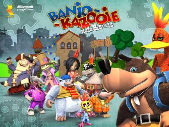 Banjo Kazooie Nuts And Bolts characters pose