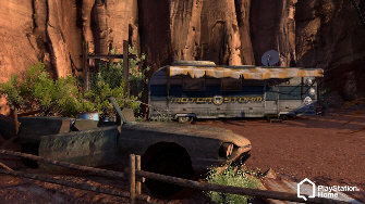 PlayStation Home Screenshot of the Motorstorm environment