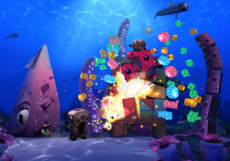 Boom Blox 2: Bash Party Underwater Screenshot