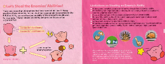 Kirby's Adventure Copying Enemy Abilities Artwork