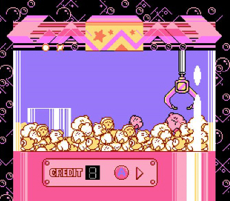 Kirby's Adventure Crane Fever Mini-Game Screenshot