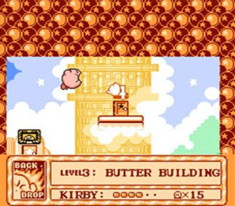Kirby's Adventure World Map Screenshot