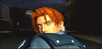 Leon screenshot from the Resident Evil 2 opening