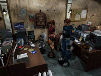 Resident Evil 2 S.T.A.R.S. office screenshot