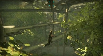 Bionic Commando Swinging Screenshot