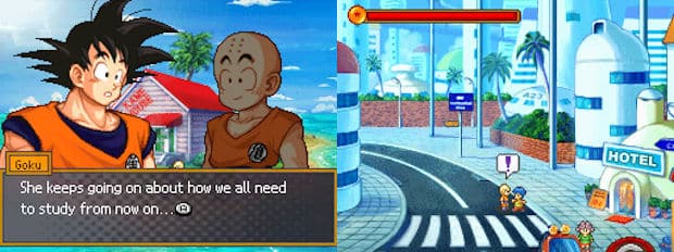 Dragon Ball Z: Attack of the Saiyans on DS