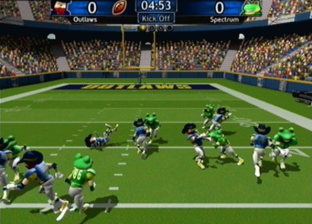 Family Fun Football Wii tecmo screenshot