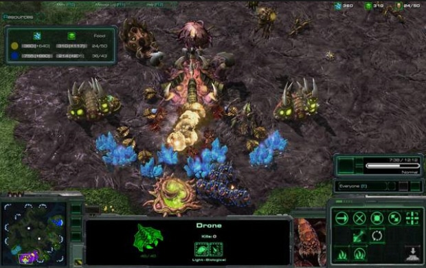 StarCraft 2 may be released this year. Gameplay screenshot