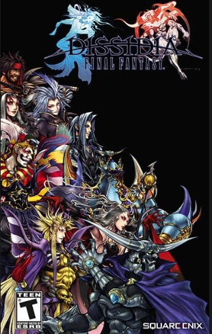 Dissidia Final Fantasy villains box artwork PSP