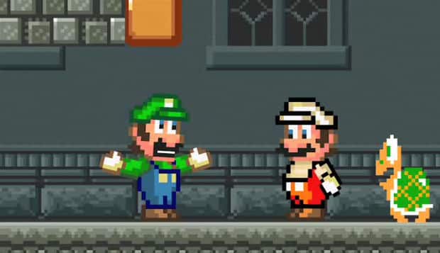 Luigi complains about Mario