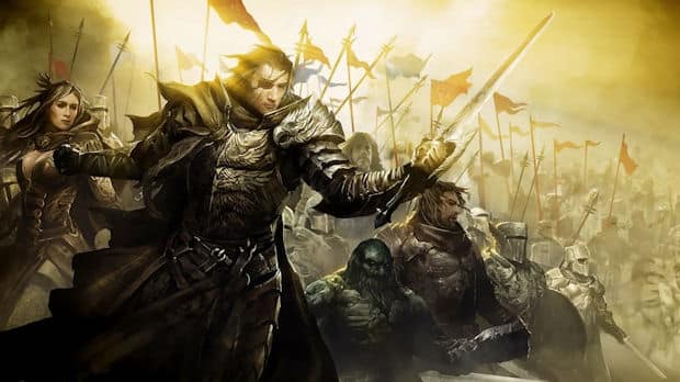 Guild Wars 2 epic battle artwork wallpaper