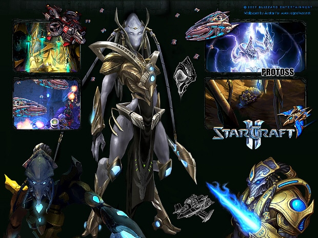 StarCraft 2 wallpaper (Protoss). Delayed officially till 2010