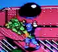 Turtles 3: Manhattan Project Iron Ball (Dark Blue) Foot Clan Enemy Screenshot