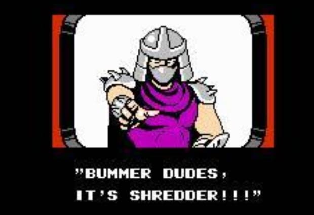 Only YOU can prevent forest fires! says Shredder in Turtles 3: The Manhattan Project