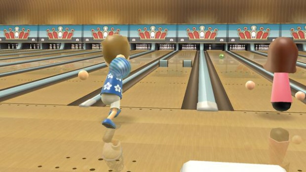 Wii Sports Resort Bowling Spin Control screenshot