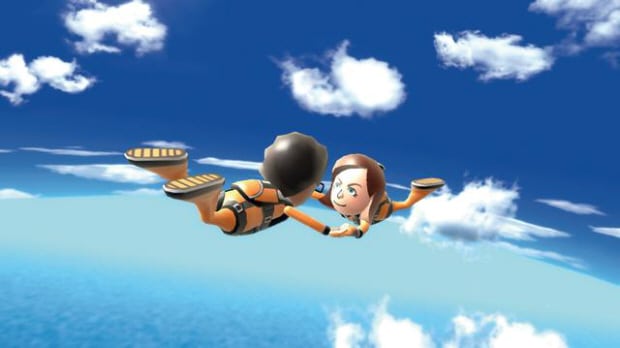 Wii Sports Resort Skydiving Air Sports Screenshot