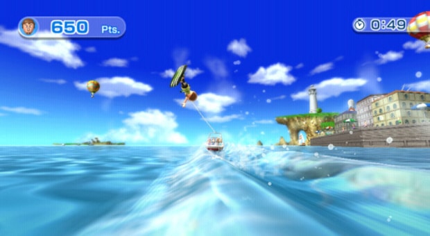 Wii Sports Resort Wakeboarding screenshot