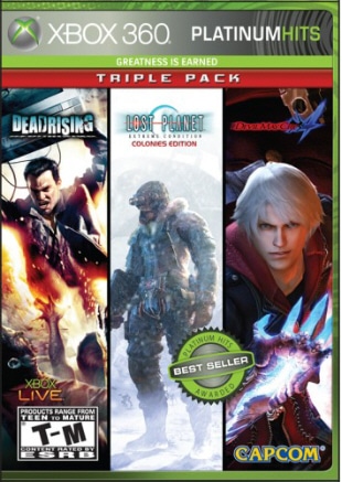Xbox 360 Platinum Hits Triple Pack - Lost Planet - Colonies, Devil May Cry 4 and Dead Rising