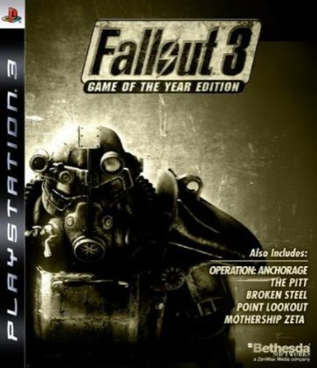 Fallout 3 Ps3 Dlc Release Dates Announced Game Of The Year Edition Coming October 13 Xbox 360 Ps3 Pc Video Games Blogger