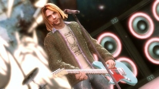 Kurt Cobain Guitar Hero 5 wallpaper