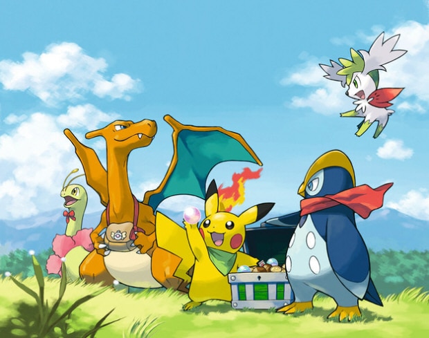 Pokemon Mystery Dungeon 2 Wallpaper - Explorers of Time and Darkness