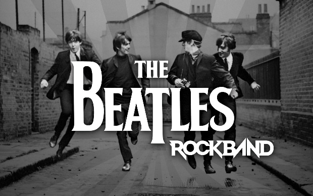 The Beatles: Rock Band wallpaper of the box artwork