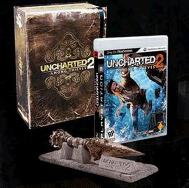 Купить thief collection купить. Uncharted 2 Collector's Edition. Uncharted 2 коллекционное издание. Коллекционка Uncharted 2. Коллекционка анчартед 2 амонг.