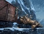 Uncharted 2 Train Fight Concept Art