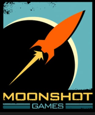 Moonshot Games company logo. Founded by ex-Bungie employees, makers of Halo