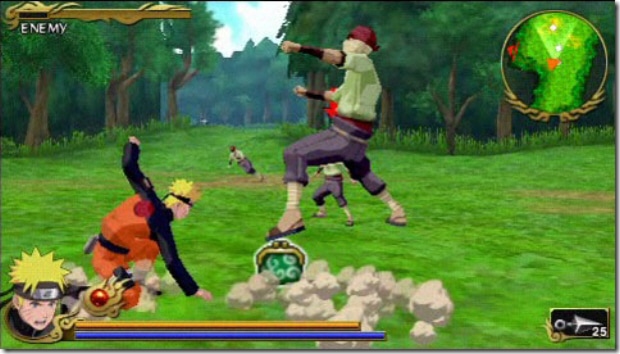 Naruto Shippuden Legends Akatsuki Rising Screenshot (PSP)