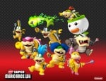 New Super Mario Bros. Wii Koopa Kids Bowser Family wallpaper