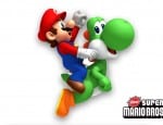 New Super Mario Bros. Wii Wallpaper - Mario & Yoshi 1920x1200