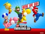New Super Mario Bros. Wii Yoshi Wallpaper