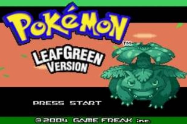 Pokemon LeafGreen TitleScreen Artwork