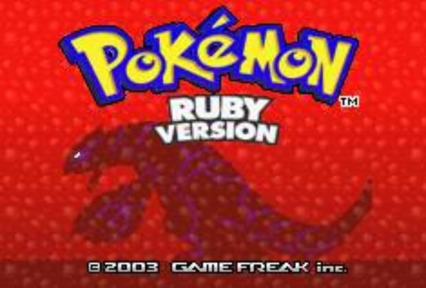 Pokemon Ruby Title Screen Artwork