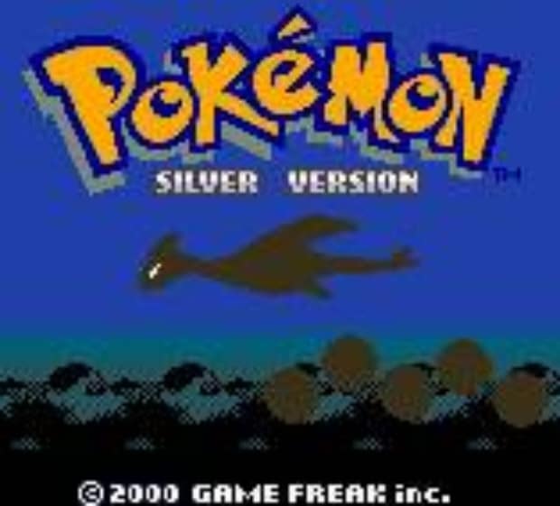 Pokemon Silver Title Screen Artwork