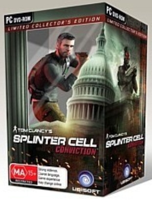 Splinter Cell Conviction Collector's Edition box artwork (Australian)