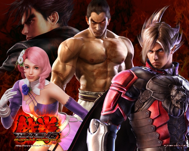 Tekken 6 Wallpaper Cast (Jin, Kazuya, Alisa, Lars) - 1280x1024