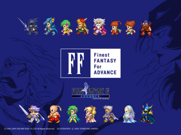 Final Fantasy 4 characters wallpaper