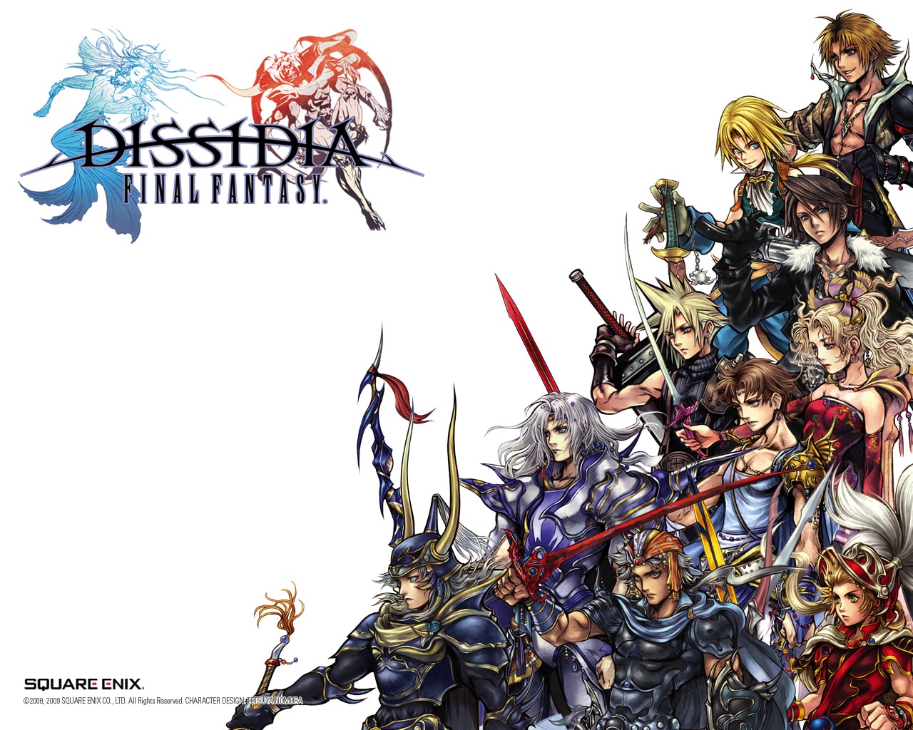 Final Fantasy Dissidia Cosmos Cast Wallpaper