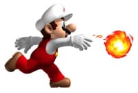 Fire Mario New Super Mario Bros Wii artwork