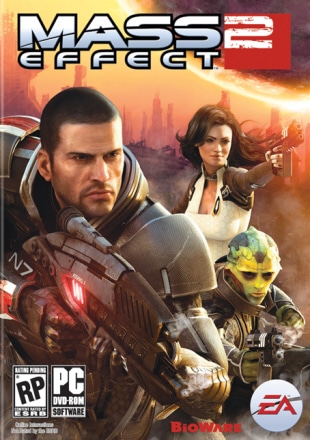 Mass Effect 2 box artwork