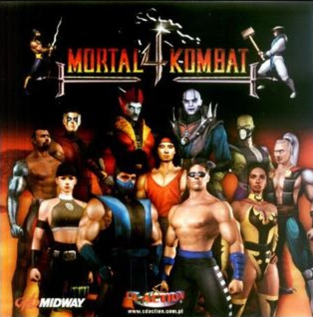 Mortal Kombat 4 characters artwork