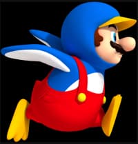 Penguin Suit New Super Mario Bros Wii artwork
