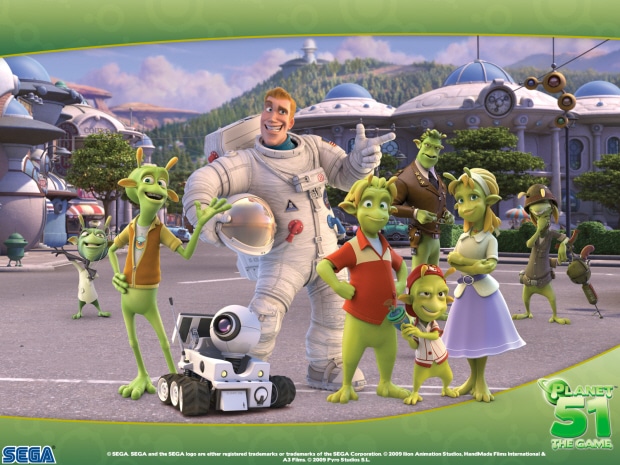 Planet 51 videogame wallpaper - Video Games Blogger