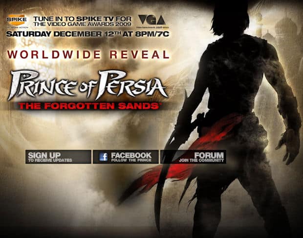 Prince of Persia: The Forgotten Sands game logo