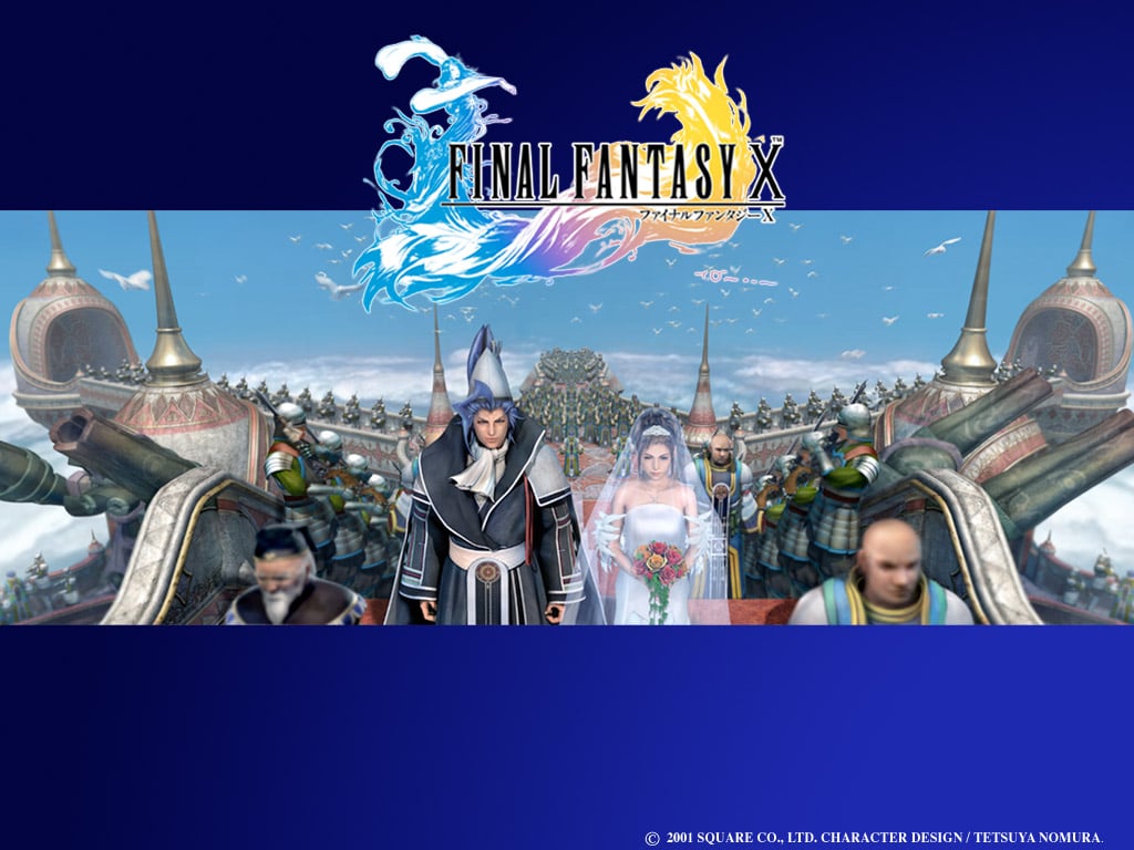 Seymour Yuna Marriage Final Fantasy X Wallpaper