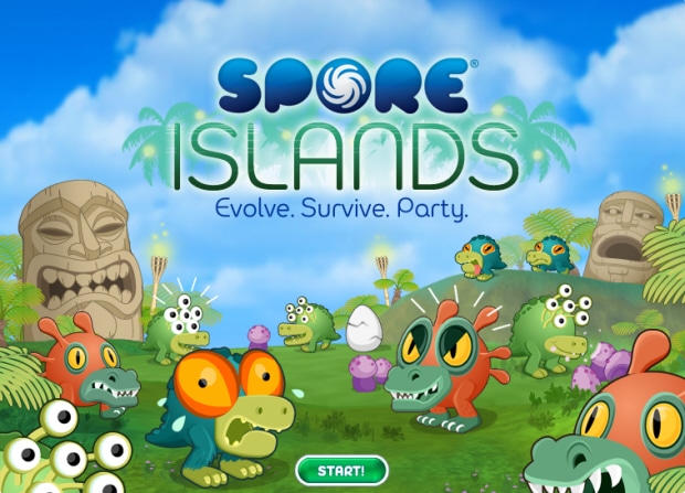 Spore Islands FaceBook screenshot