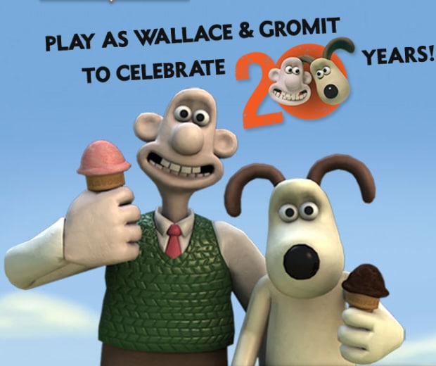 Wallace & Gromit 20th Anniversary. Get a free game episode!