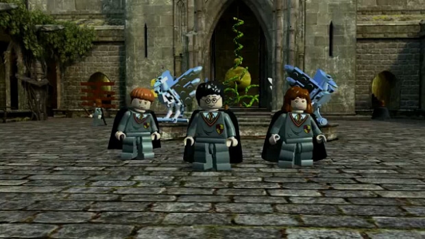 Lego Harry Potter screenshots shows Ron, Hermoine in Years 1-4